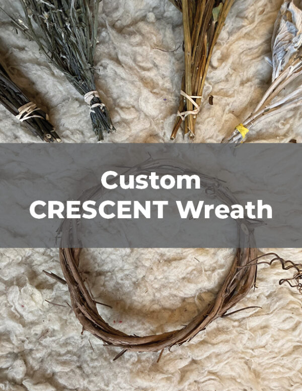 Custom Crescent Wreath