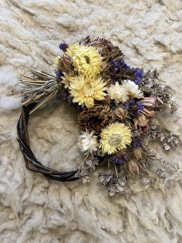 Dried Flower Wreath - Pretty Pastels
